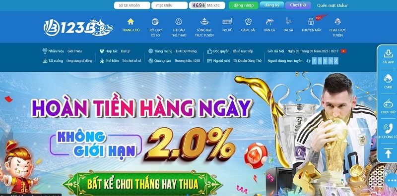 Tải ứng dụng 123B – mang thế giới giải trí vào trong túi áo